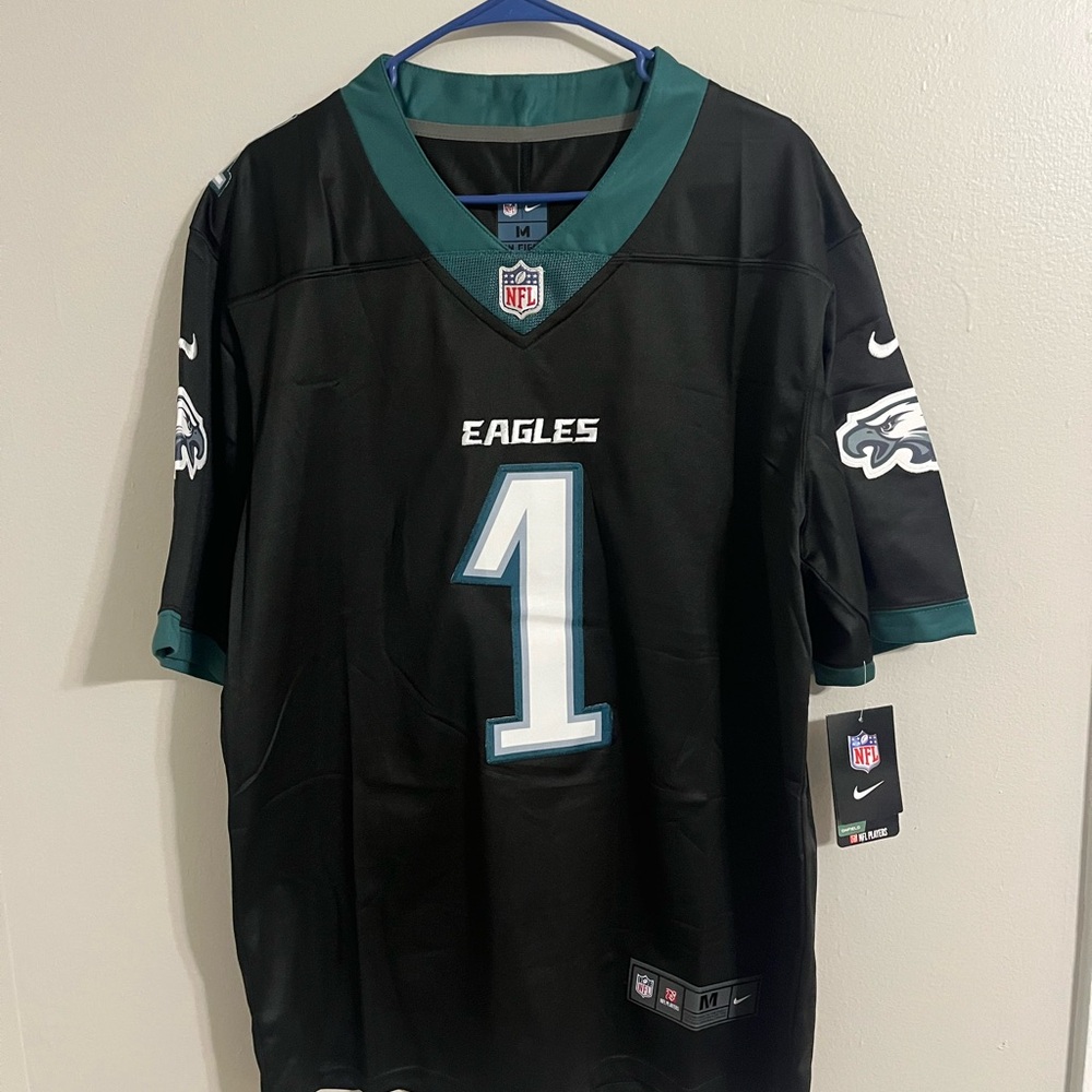 Nike on Field Black Philadelphia Eagles Jalen Hurts NFL Jersey NWT Size M